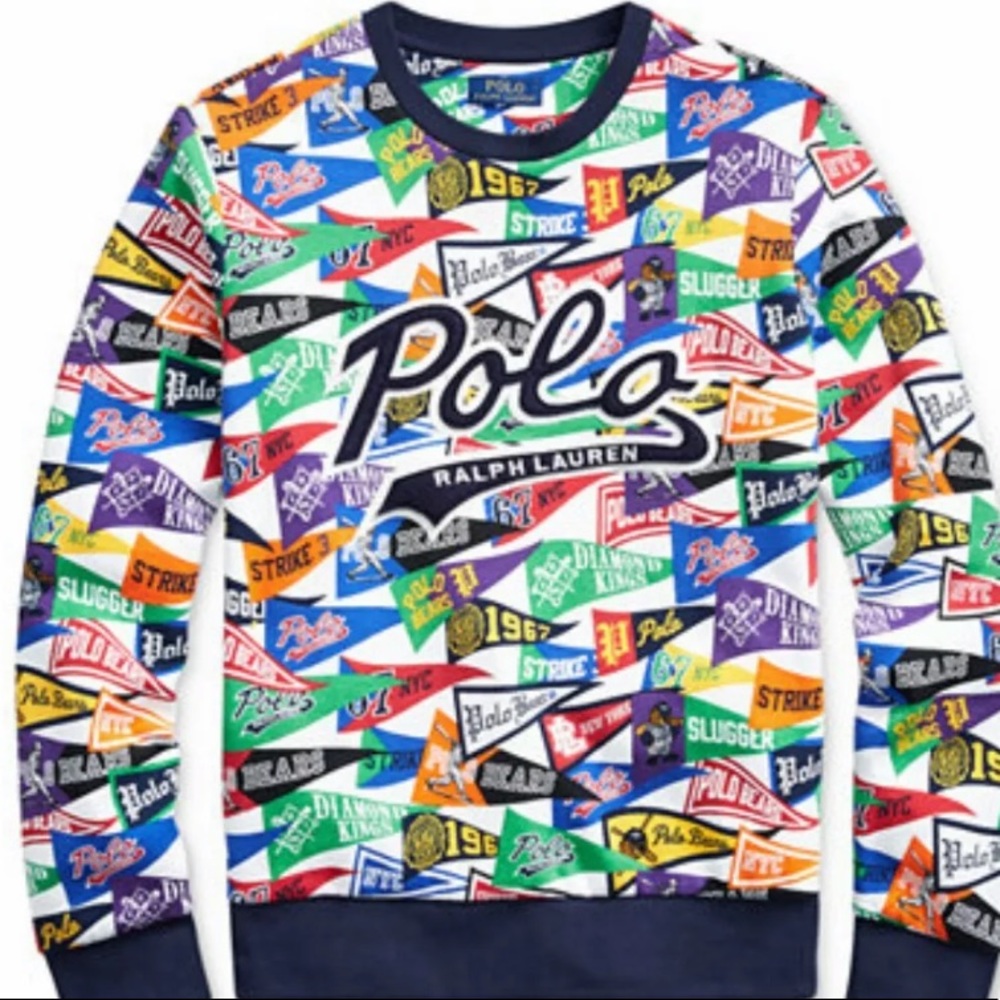 Polo Script Flag Sweatshirt